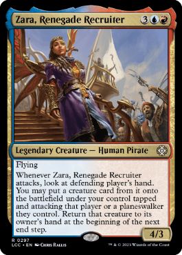 [297]【EN】改革派の勧誘者、ザラ/Zara, Renegade Recruiter【LCC】[R][多色]