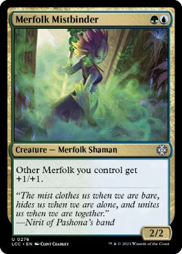 [276]【EN】マーフォークの霧縛り/Merfolk Mistbinder【LCC】[U][多色]