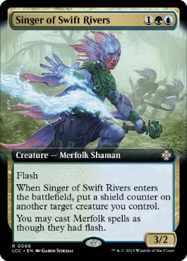 [066]【EN】■拡張アート■急流の歌い手/Singer of Swift Rivers【LCC】[R][多色]