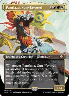 [020]【EN】■ボーダーレス■太陽の寵児、パントラザ/Pantlaza, Sun-Favored【LCC】[M][多色]