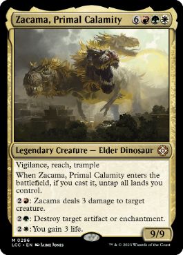 [296]【EN】原初の災厄、ザカマ/Zacama, Primal Calamity【LCC】[R][多色]