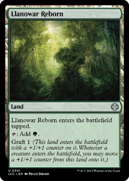 [341]【EN】ラノワールの再生地/Llanowar Reborn【LCC】[U][土地]