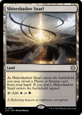 [351]【EN】光影の交錯/Shineshadow Snarl【LCC】[R][土地]