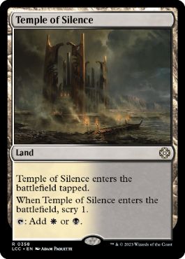 [358]【EN】静寂の神殿/Temple of Silence【LCC】[R][土地]