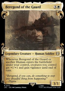 [411]【EN】■ショーケース■近衛隊のベレゴンド/Beregond of the Guard【LTC】[R][白]