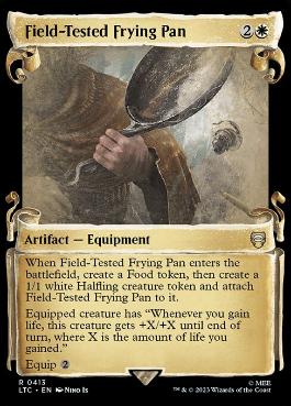 [413]【EN】■ショーケース■百戦錬磨のフライパン/Field-Tested Frying Pan【LTC】[R][白]