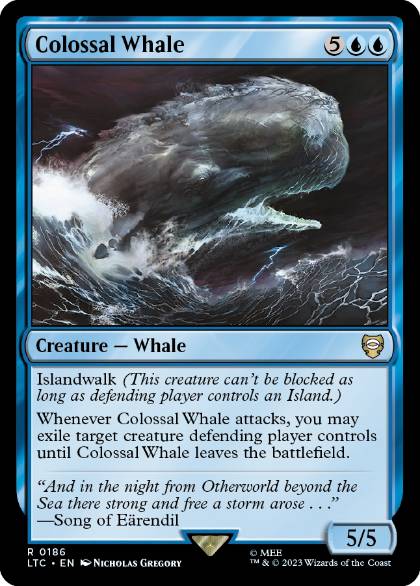 [186]【EN】壮大な鯨/Colossal Whale【LTC】[R][青]