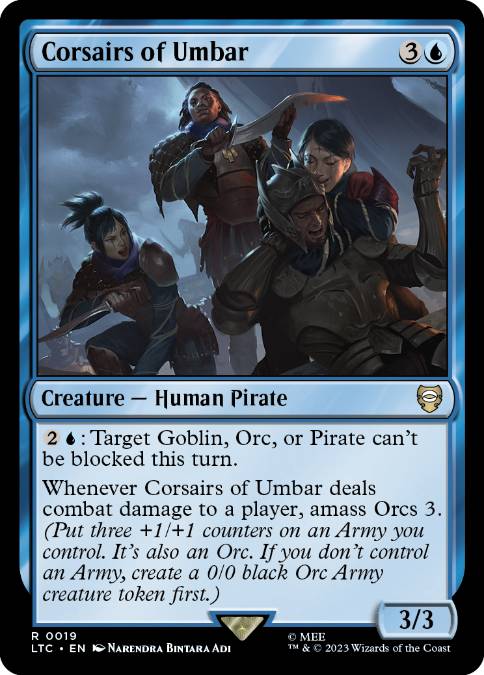 [019]【EN】ウンバールの海賊/Corsairs of Umbar【LTC】[R][青]