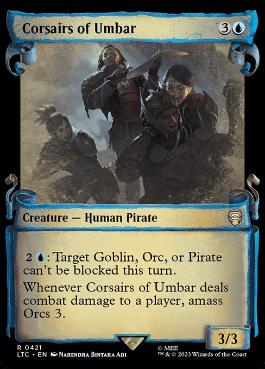 [421]【EN】■ショーケース■ウンバールの海賊/Corsairs of Umbar【LTC】[R][青]