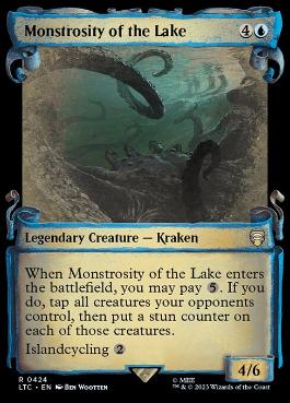 [424]【EN】■ショーケース■湖に潜む化け物/Monstrosity of the Lake【LTC】[R][青]