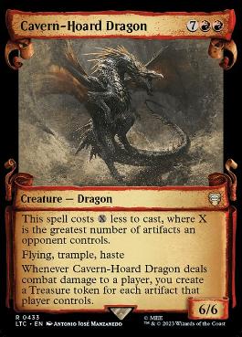 [433]【EN】■ショーケース■洞窟に宝蓄えしドラゴン/Cavern-Hoard Dragon【LTC】[R][赤]