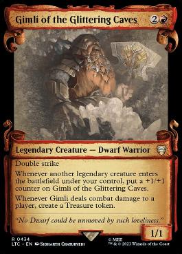 [434]【EN】■ショーケース■燦光洞のギムリ/Gimli of the Glittering Caves【LTC】[R][赤]