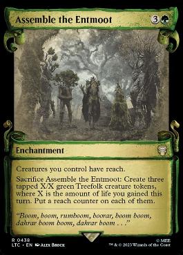 [438]【EN】■ショーケース■エントの寄合の呼集/Assemble the Entmoot【LTC】[R][緑]