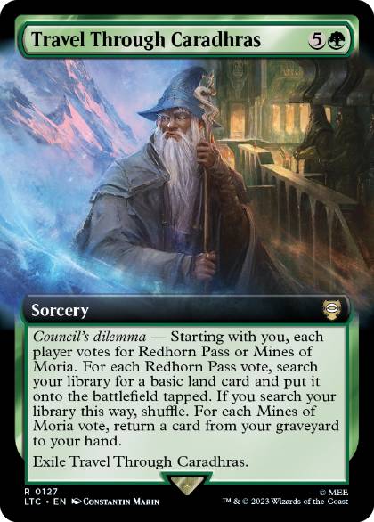 [127]【EN】■拡張アート■カラズラスを越える旅/Travel Through Caradhras【LTC】[R][緑]