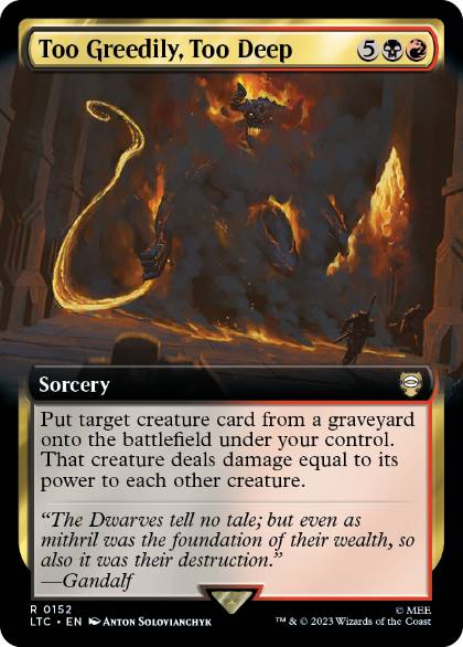 [152]【EN】■拡張アート■あまりにも貪欲に、あまりにも深く/Too Greedily, Too Deep【LTC】[R][多色]