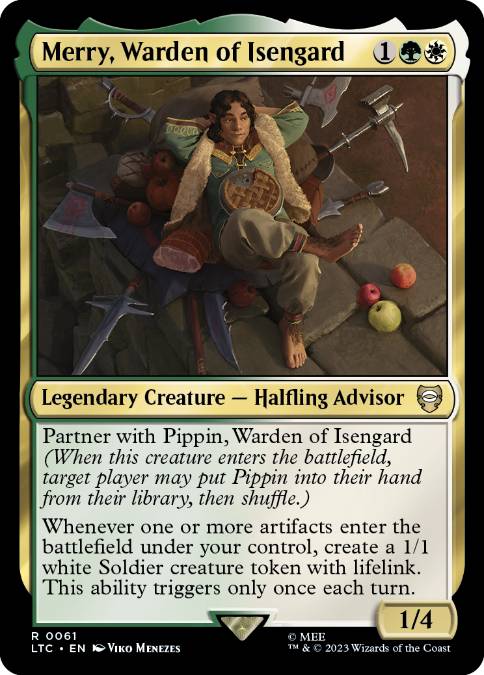 [061]【EN】アイゼンガルドの監視人、メリー/Merry, Warden of Isengard【LTC】[R][多色]