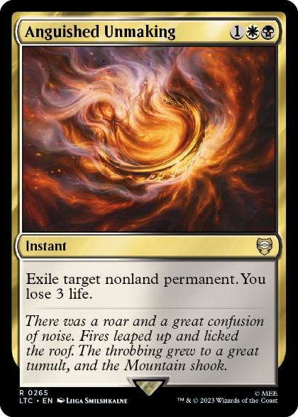 [265]【EN】苦渋の破棄/Anguished Unmaking【LTC】[R][多色]