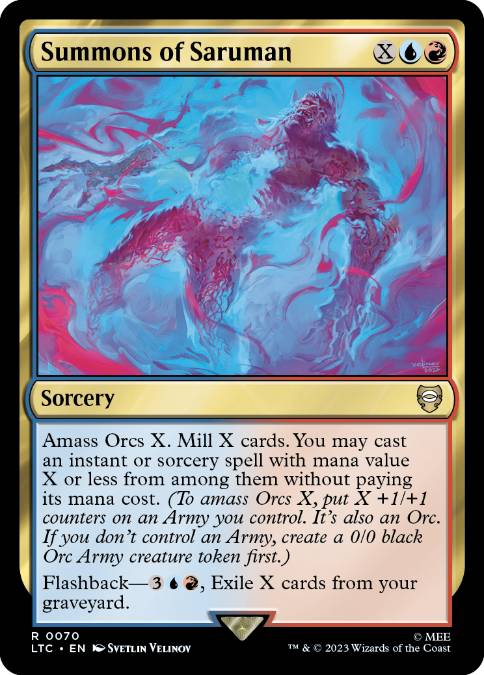 [070]【EN】サルマンの召喚/Summons of Saruman【LTC】[R][多色]