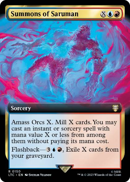 [150]【EN】■拡張アート■サルマンの召喚/Summons of Saruman【LTC】[R][多色]