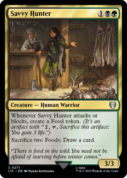 [271]【EN】抜け目ない狩人/Savvy Hunter【LTC】[U][多色]