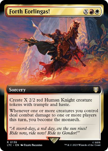 [139]【EN】■拡張アート■進め、エオルの家の子よ！/Forth Eorlingas!【LTC】[R][多色]