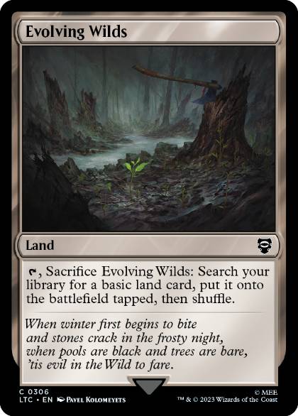 [306]【EN】進化する未開地/Evolving Wilds【LTC】[C][土地]