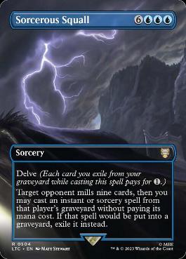 [504]【EN】【FOIL】■ボーダーレス■Sorcerous Squall【LTC】[R][青]