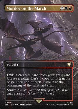 [512]【EN】【FOIL】■ボーダーレス■Mordor on the March【LTC】[R][多色]