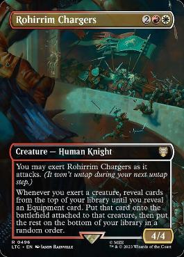 [496]【EN】【FOIL】■ボーダーレス■Rohirrim Chargers【LTC】[R][多色]
