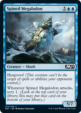 [072]【EN】有刺メガロドン/Spined Megalodon【M21】[C][青]