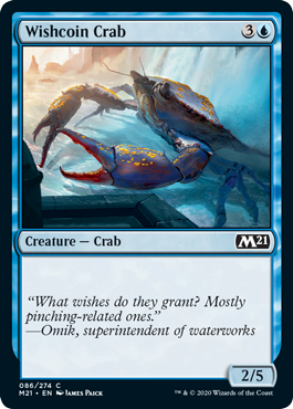 [086]【EN】賽銭ガニ/Wishcoin Crab【M21】[C][青]