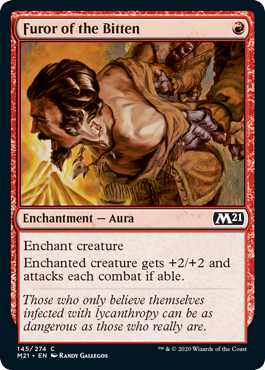 [145]【EN】噛み傷への興奮/Furor of the Bitten【M21】[C][赤]