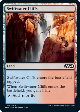[251]【EN】急流の崖/Swiftwater Cliffs【M21】[C][土地]
