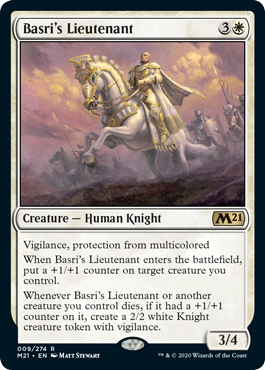 [009]【EN】【FOIL】バスリの副官/Basri's Lieutenant【M21】[R][白]