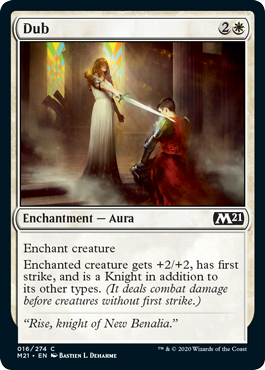 [016]【EN】【FOIL】叙爵/Dub【M21】[C][白]