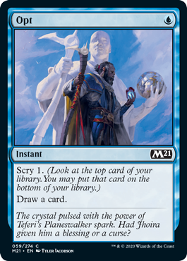 [059]【EN】【FOIL】選択/Opt【M21】[C][青]