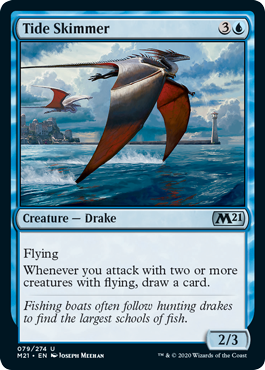 [079]【EN】【FOIL】潮掬い/Tide Skimmer【M21】[U][青]