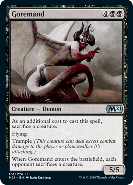 [101]【EN】【FOIL】大殺漢/Goremand【M21】[U][黒]