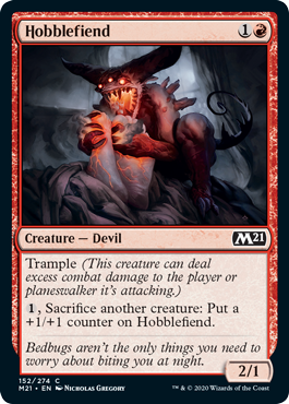 [152]【EN】【FOIL】引きずり鬼/Hobblefiend【M21】[C][赤]