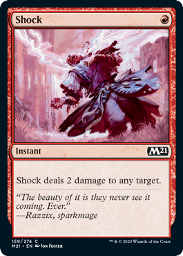 [159]【EN】【FOIL】ショック/Shock【M21】[C][赤]