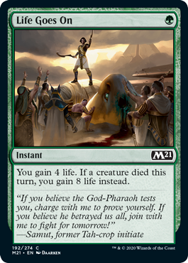 [192]【EN】【FOIL】人生は続く/Life Goes On【M21】[C][緑]