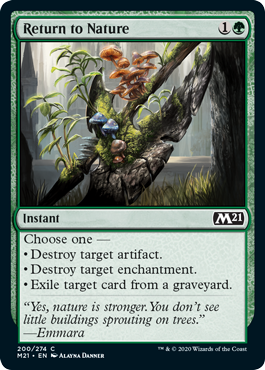 [200]【EN】【FOIL】自然への回帰/Return to Nature【M21】[C][緑]
