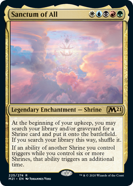 [225]【EN】【FOIL】万物の聖域/Sanctum of All【M21】[R][多色]