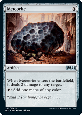 [233]【EN】【FOIL】隕石/Meteorite【M21】[U][茶]