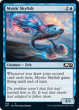 [326]【EN】神秘の空魚/Mystic Skyfish【M21】[C][青]