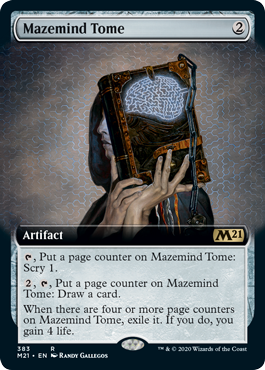 [383]【EN】■拡張アート■精神迷わせの秘本/Mazemind Tome【M21】[R][茶]