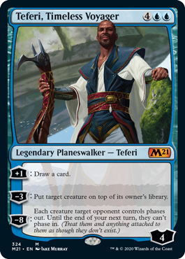 [324]【EN】【FOIL】時を超える旅行者、テフェリー/Teferi, Timeless Voyager【M21】[M][青]