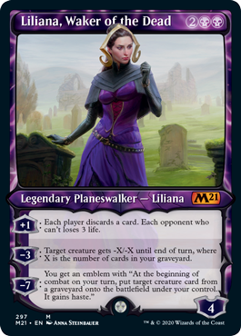 [297]【EN】【FOIL】■ショーケース■死者を目覚めさせる者、リリアナ/Liliana, Waker of the Dead【M21】[M][黒]