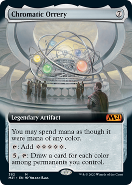 [382]【EN】【FOIL】■拡張アート■彩色の宇宙儀/Chromatic Orrery【M21】[M][茶]