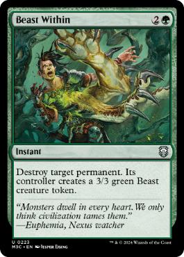 [223]【EN】内にいる獣/Beast Within【M3C】[U][緑]